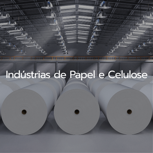 indústrias de papel e celulose